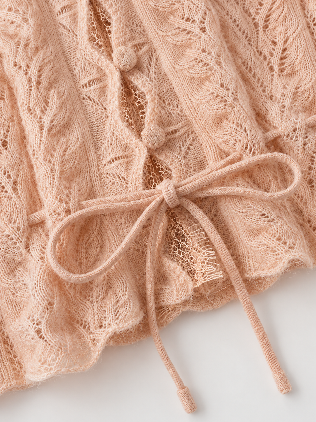 Blush Knit Cardigan & Slip Dress Set