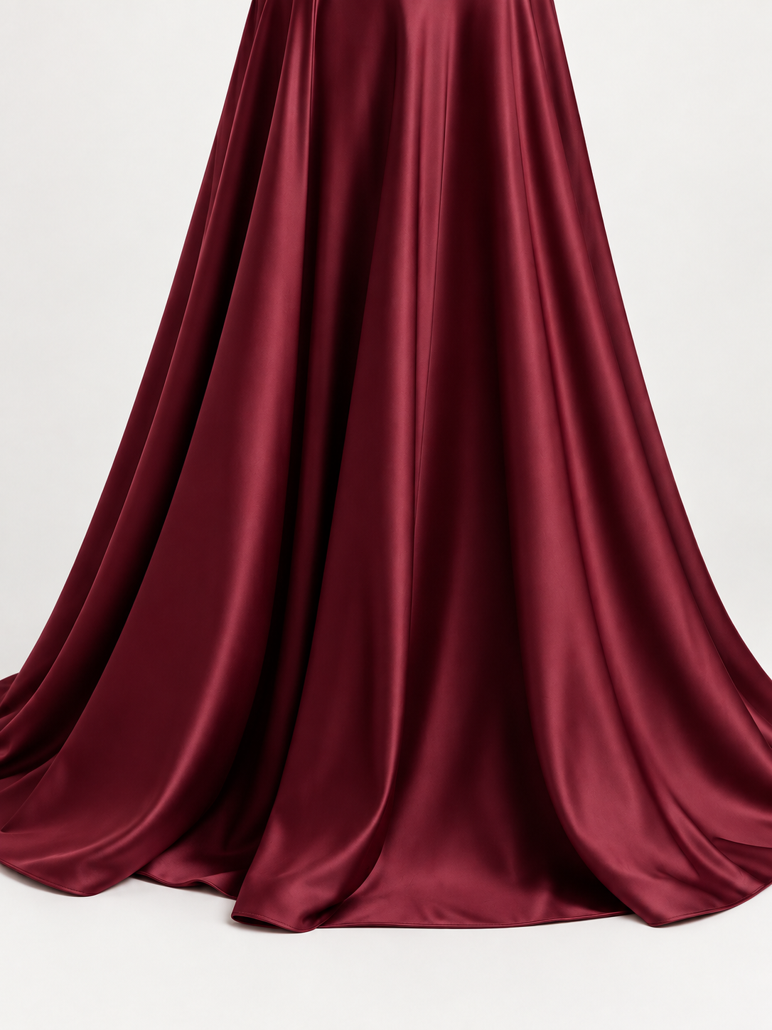 Celeste Satin Bustier Maxi Dress