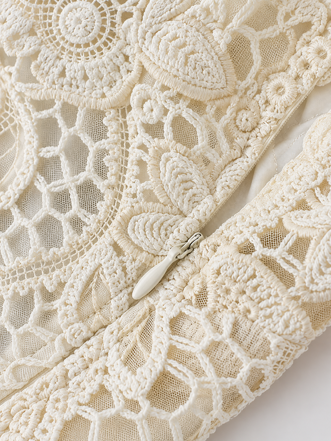 Élodie Mesh Lace Slip Dress