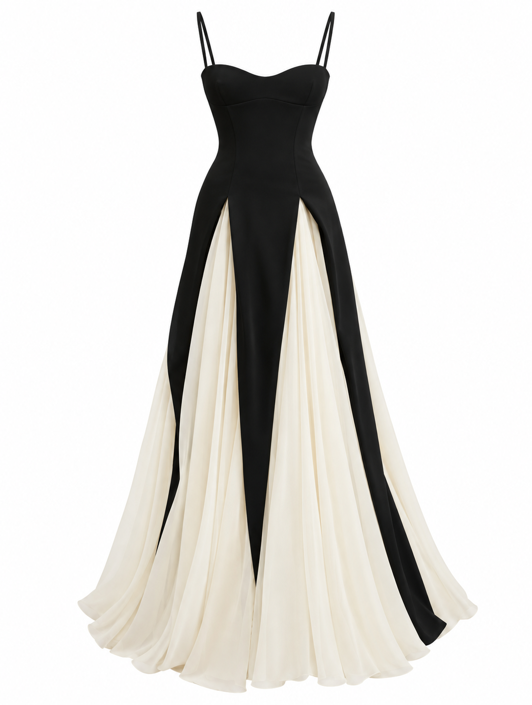 Colette Contrast Slip Maxi Dress