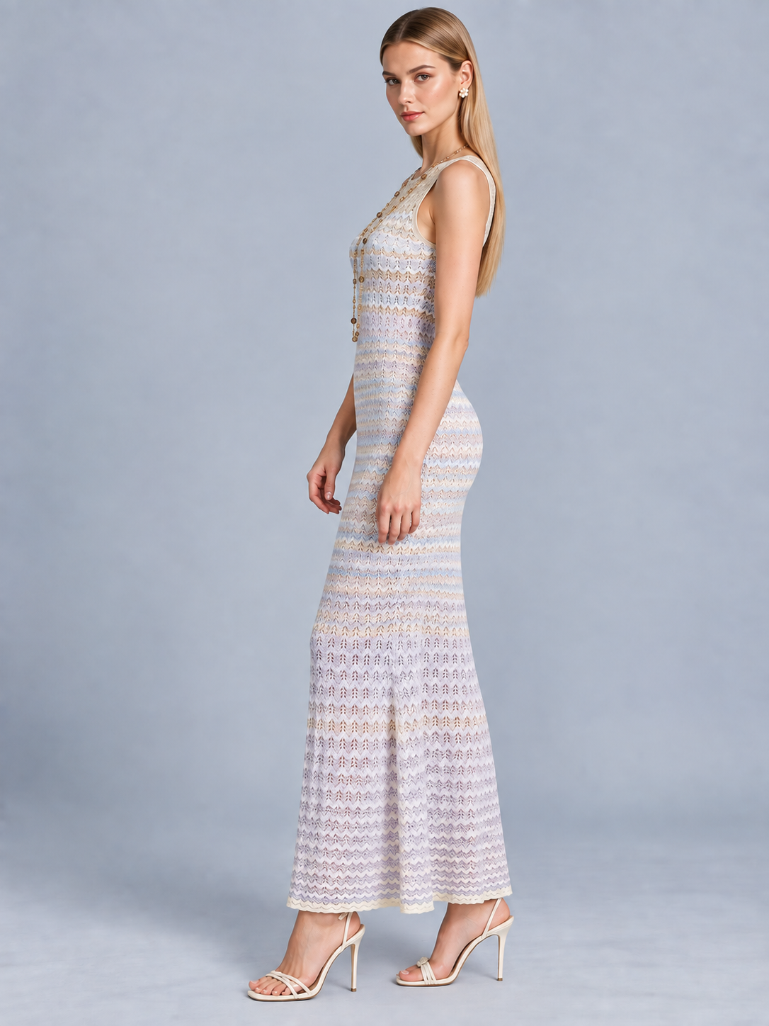 Noelle Sleeveless Knit Maxi Dress