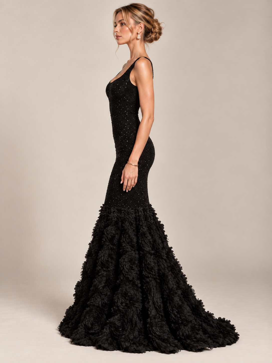 Rosalie Vintage Rose Gown