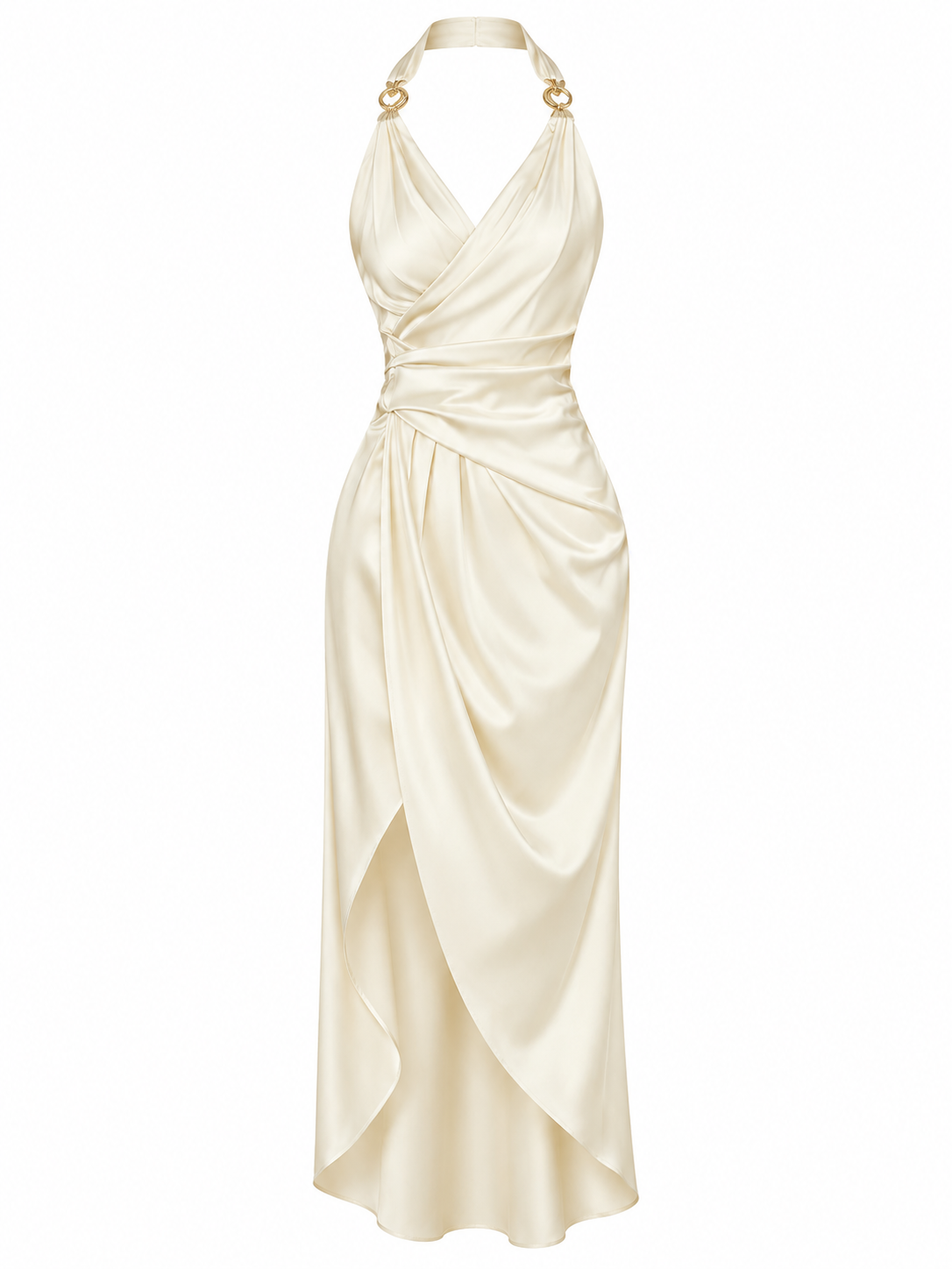 Camille Halter Mermaid Maxi Dress