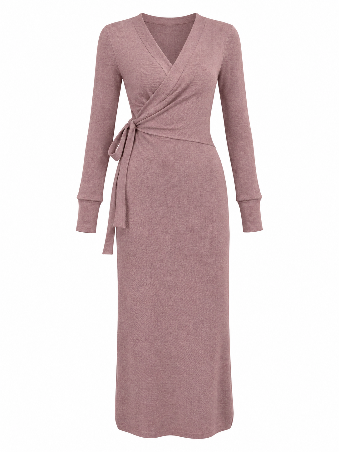 Vivienne V-Neck Knit Maxi Dress