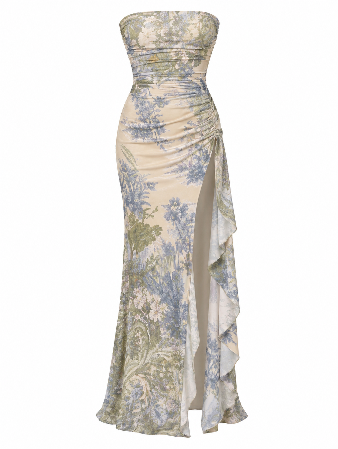 Isla Ruffle Resort Maxi Dress