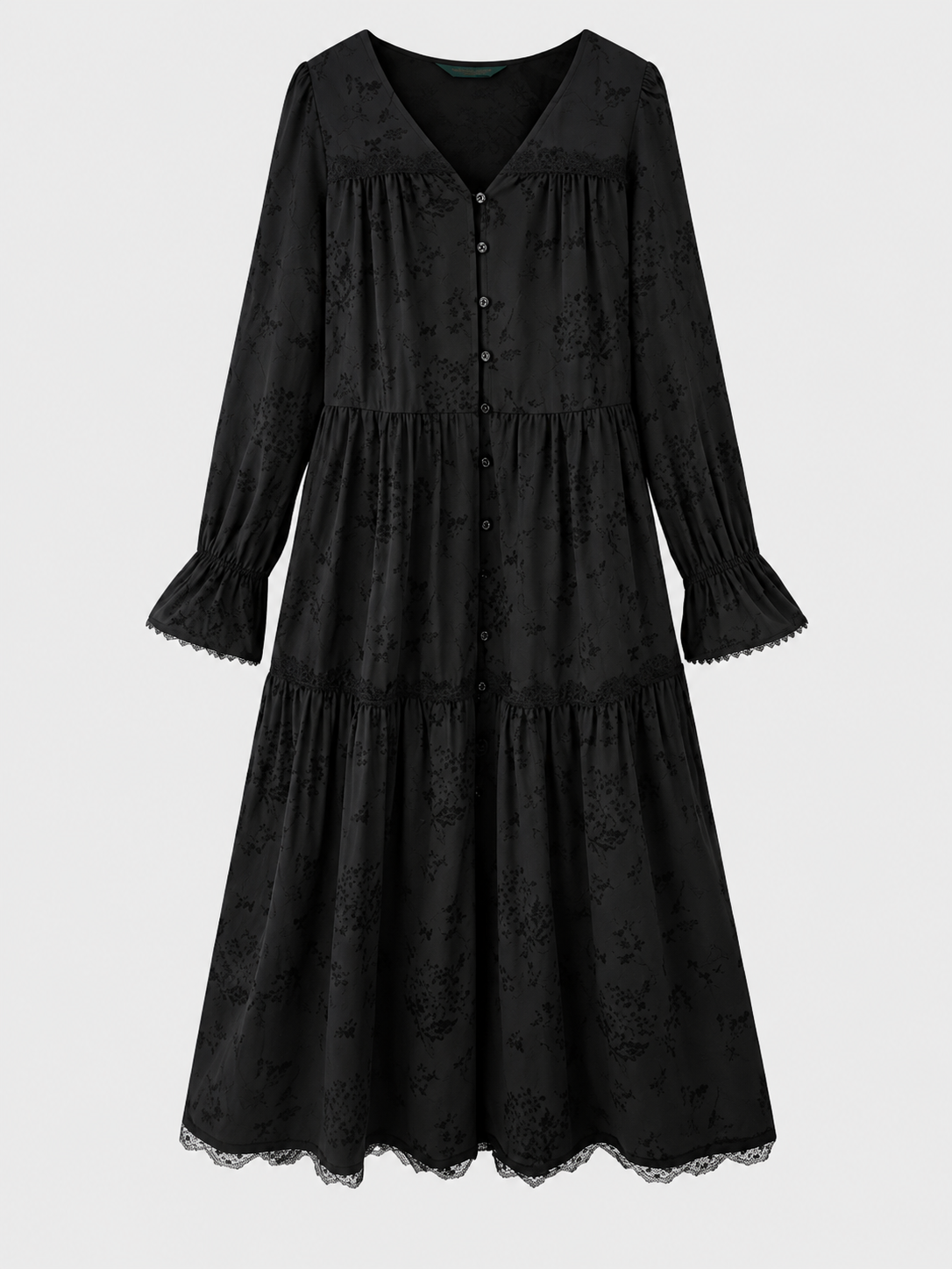 Margot Floral V-Neck Tea Dress