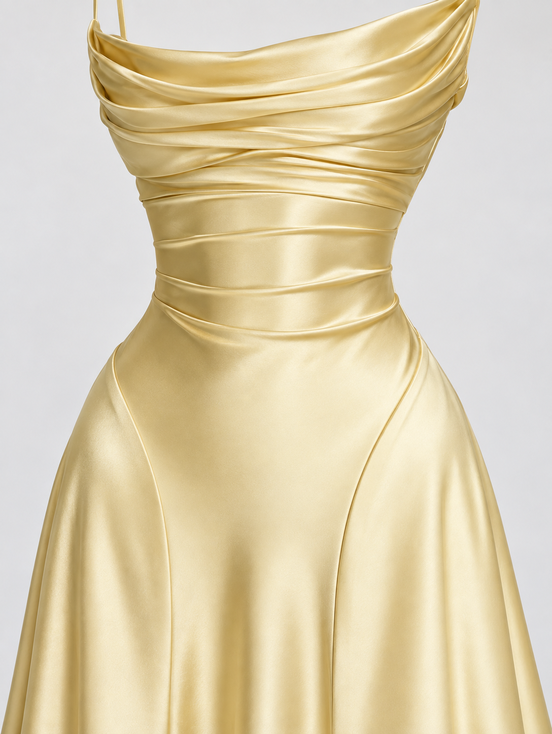 Estelle Satin Backless Maxi Dress