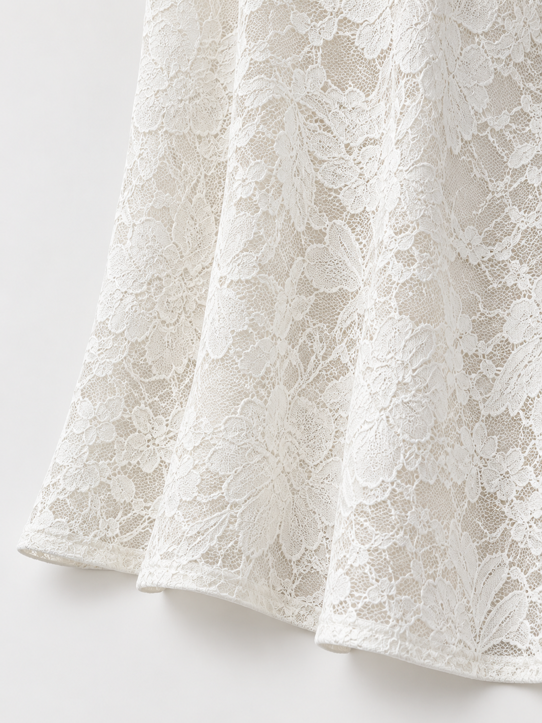 Ivory Grace Off-Shoulder Lace Gown