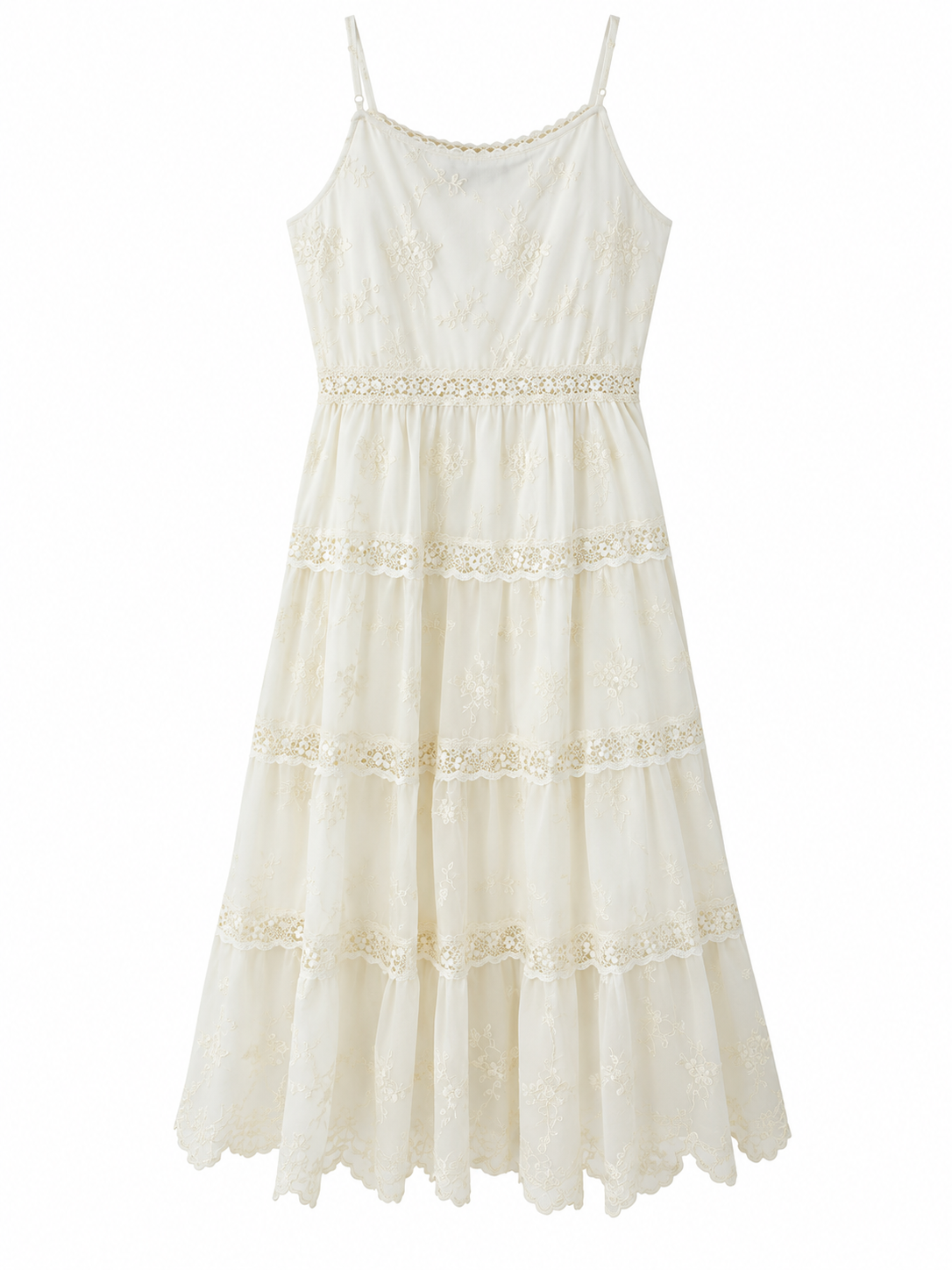Celeste Tencel Lace Slip Dress