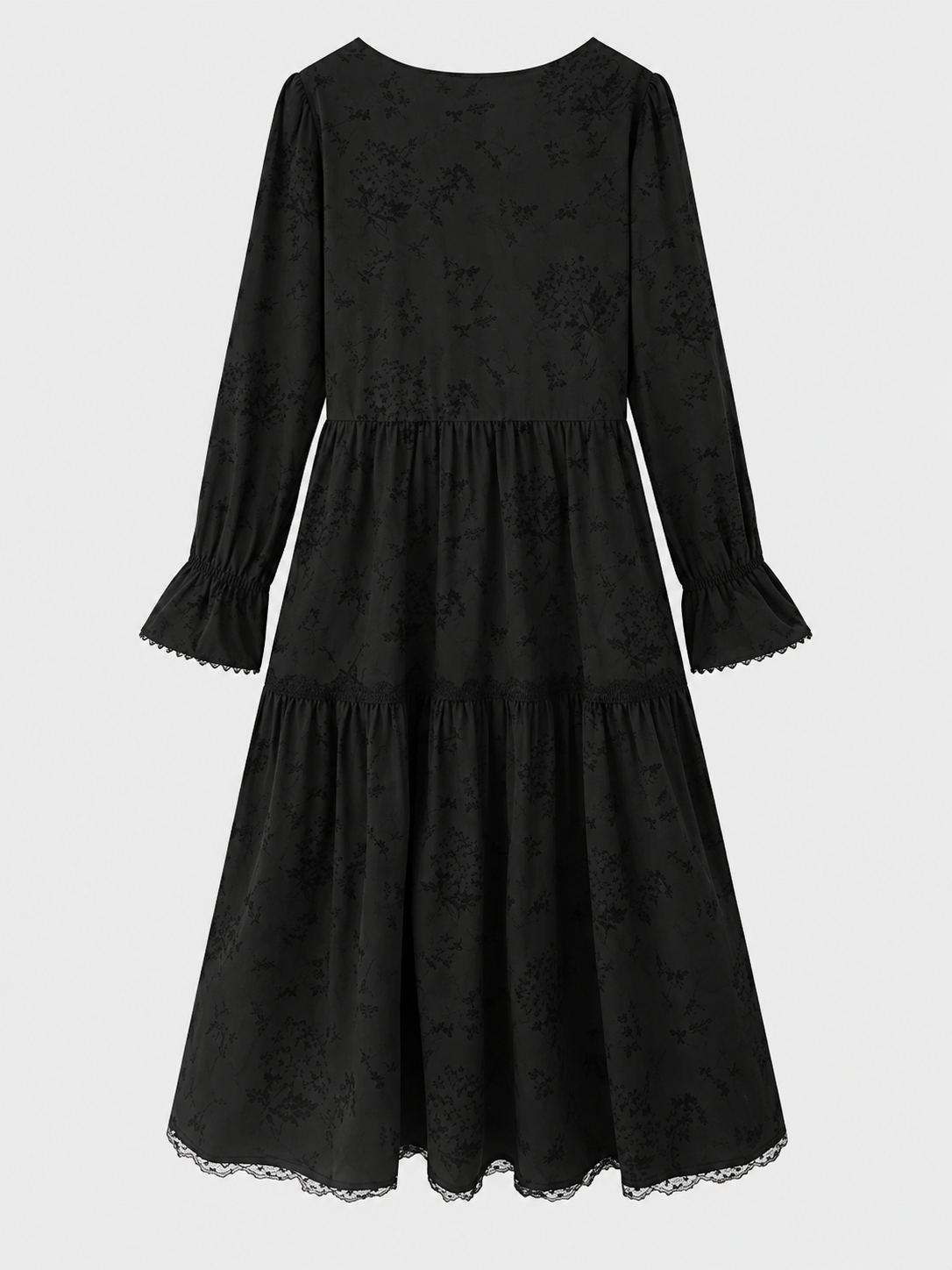 Margot Floral V-Neck Tea Dress