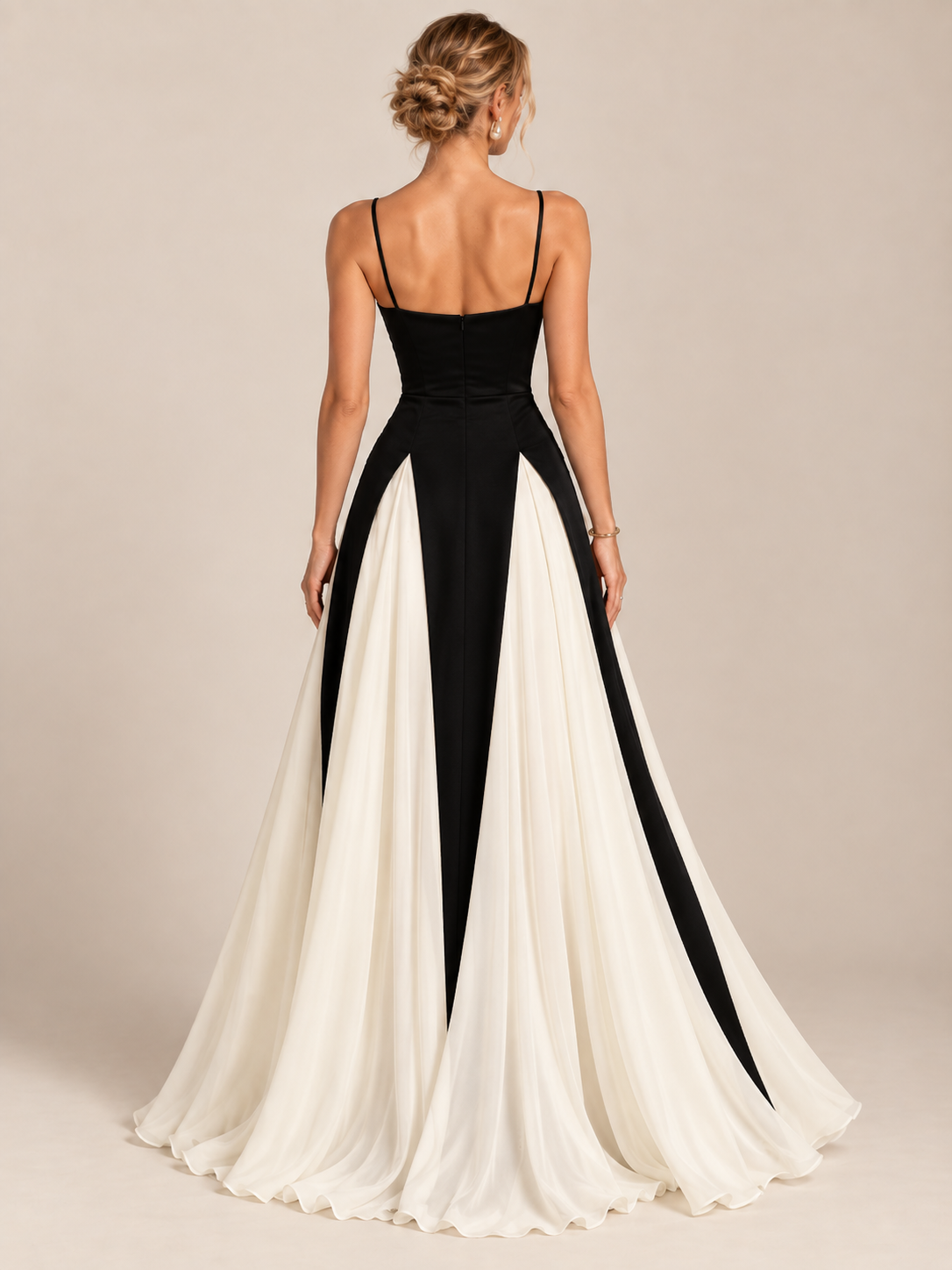 Colette Contrast Slip Maxi Dress