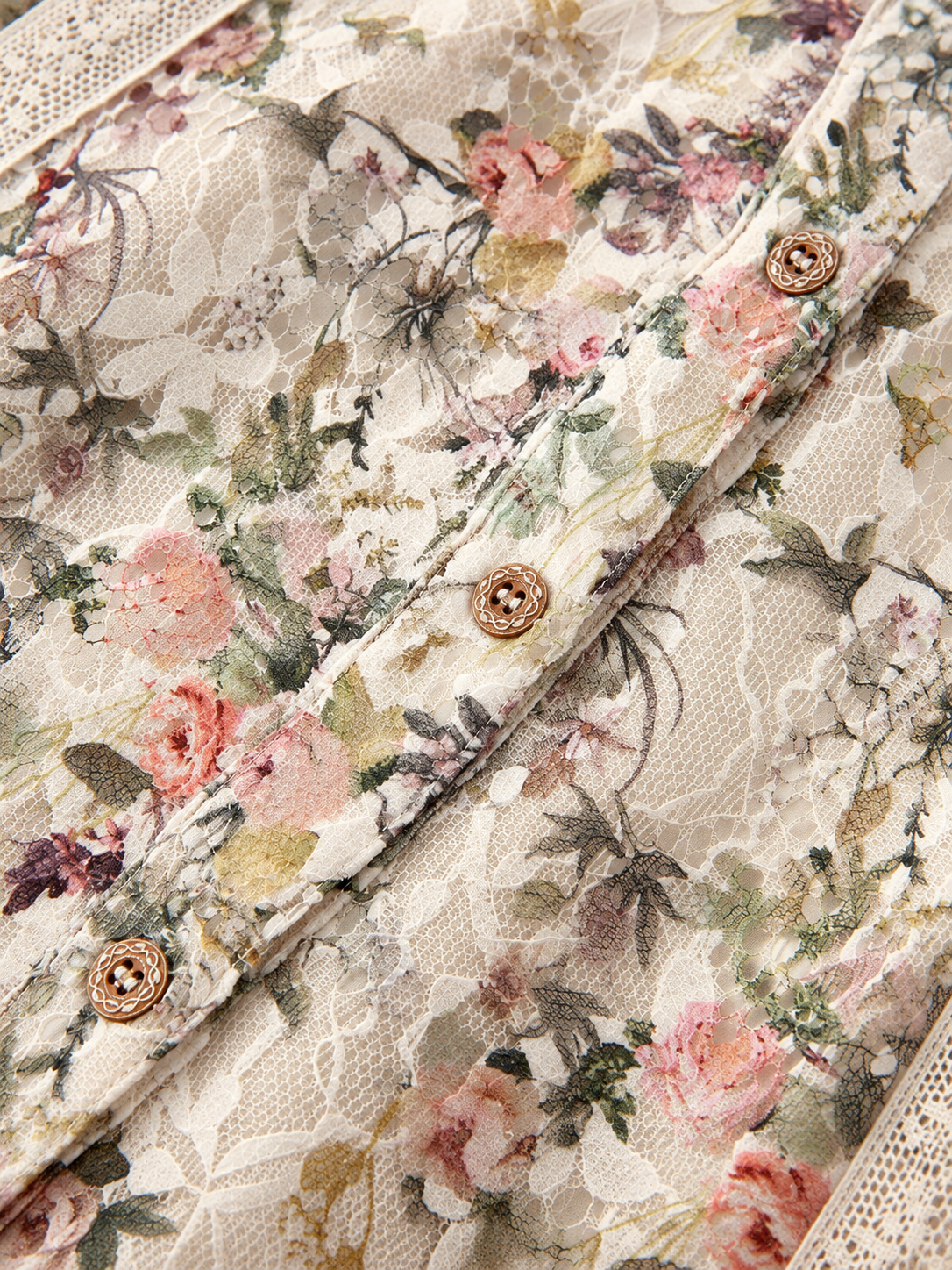 Sahara Floral Mesh Lace Dress
