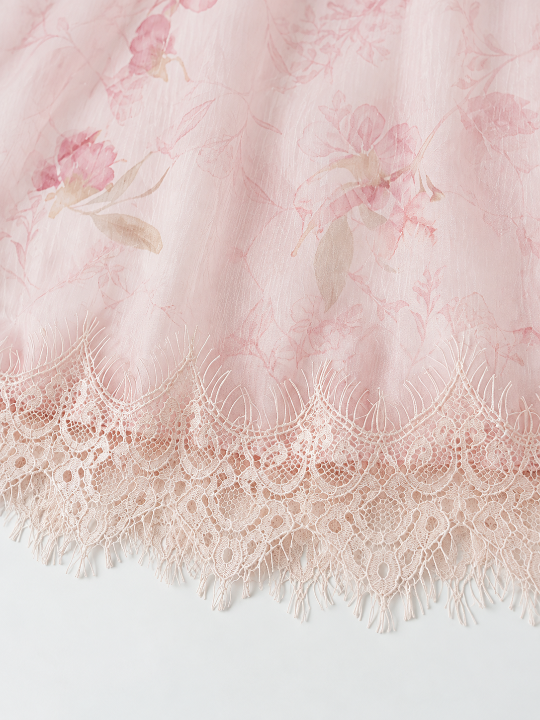 Miette Pink Ruffle Print Dress