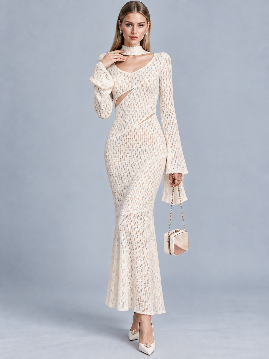 Elara Cutout Mermaid Long Dress