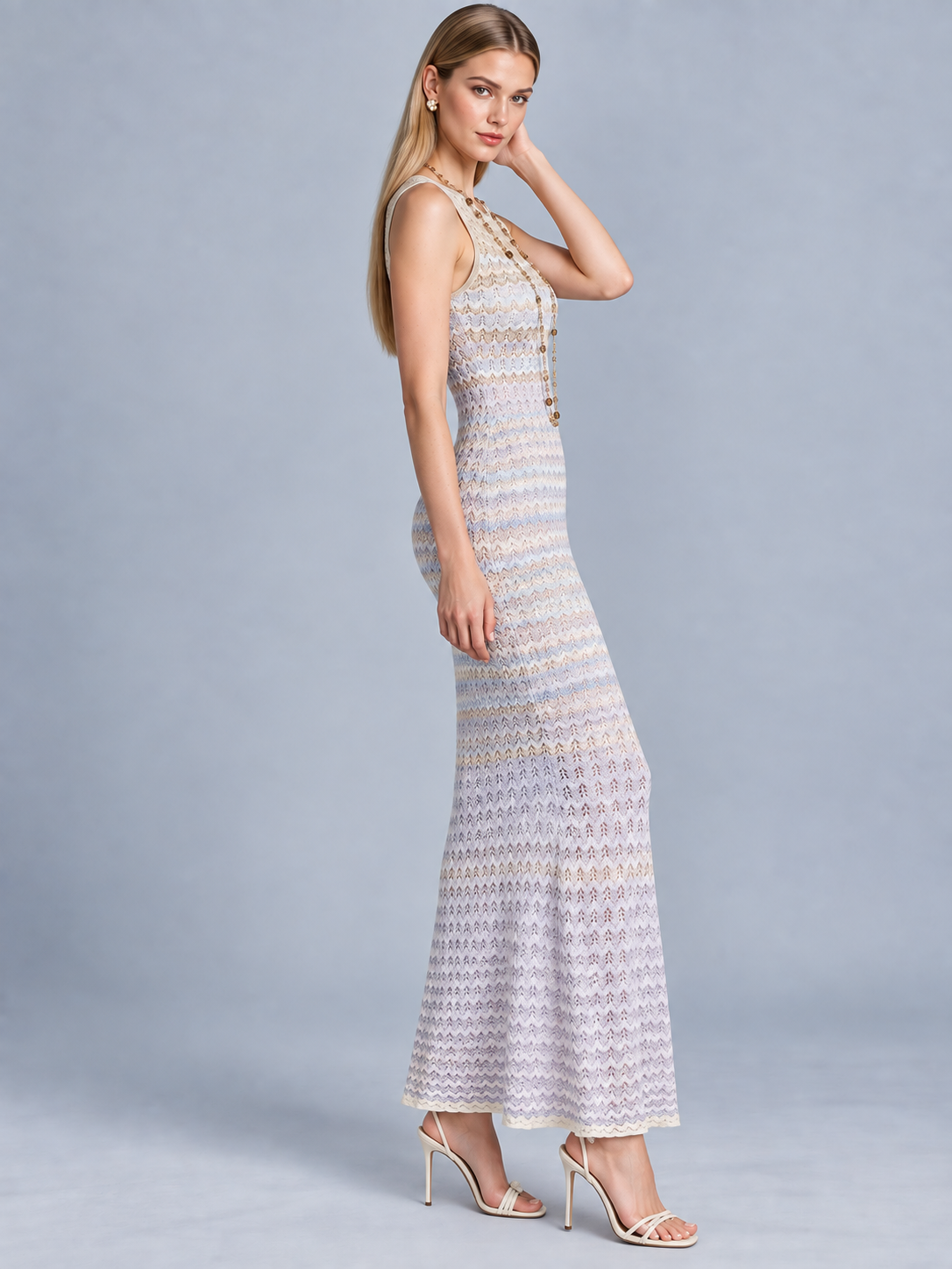 Noelle Sleeveless Knit Maxi Dress
