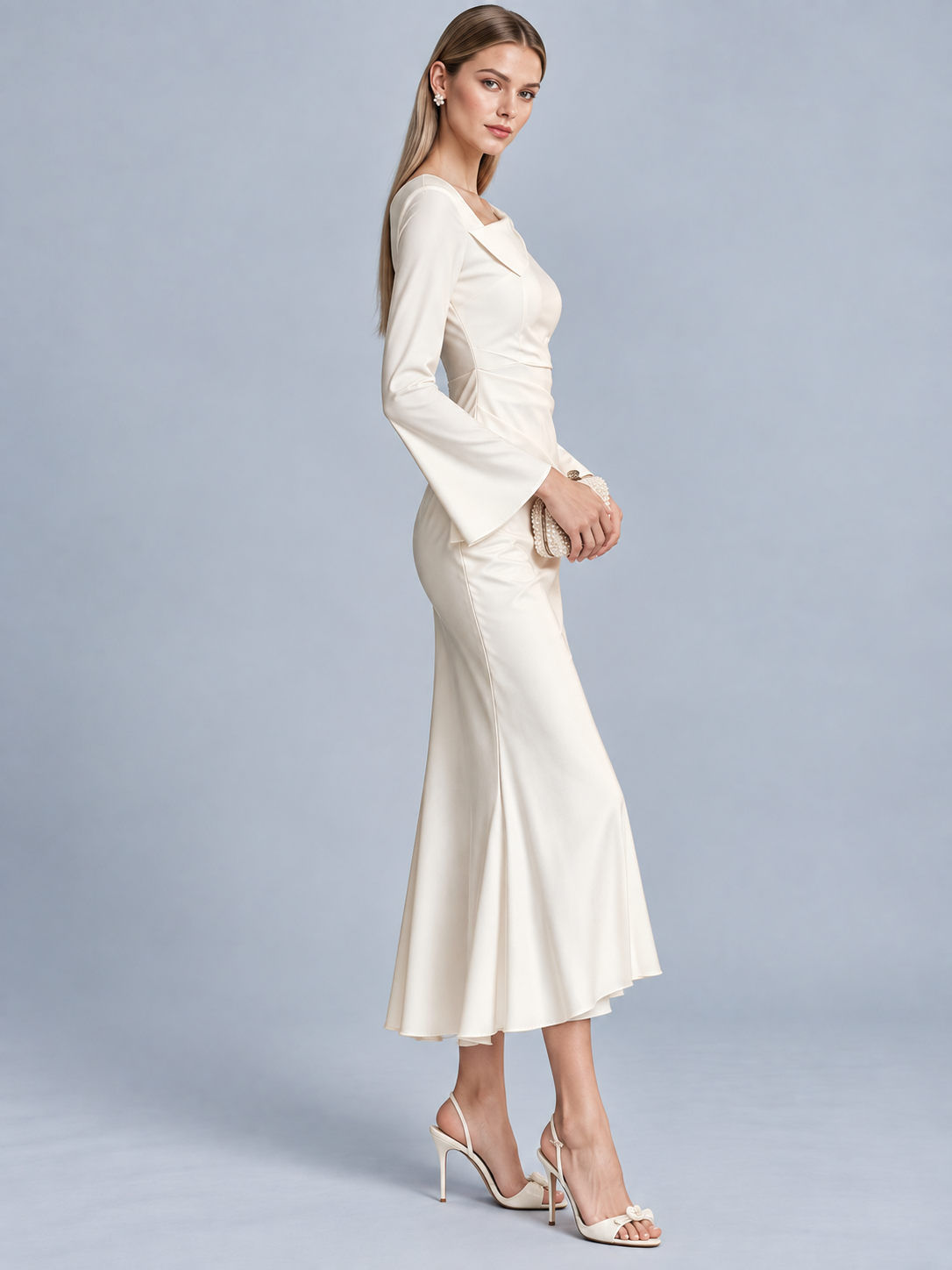 Celeste Asymmetric Mermaid Gown