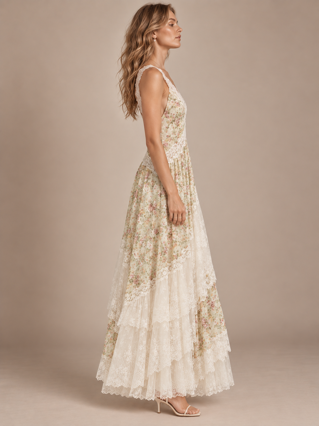 Florence Garden Lace Maxi Dress