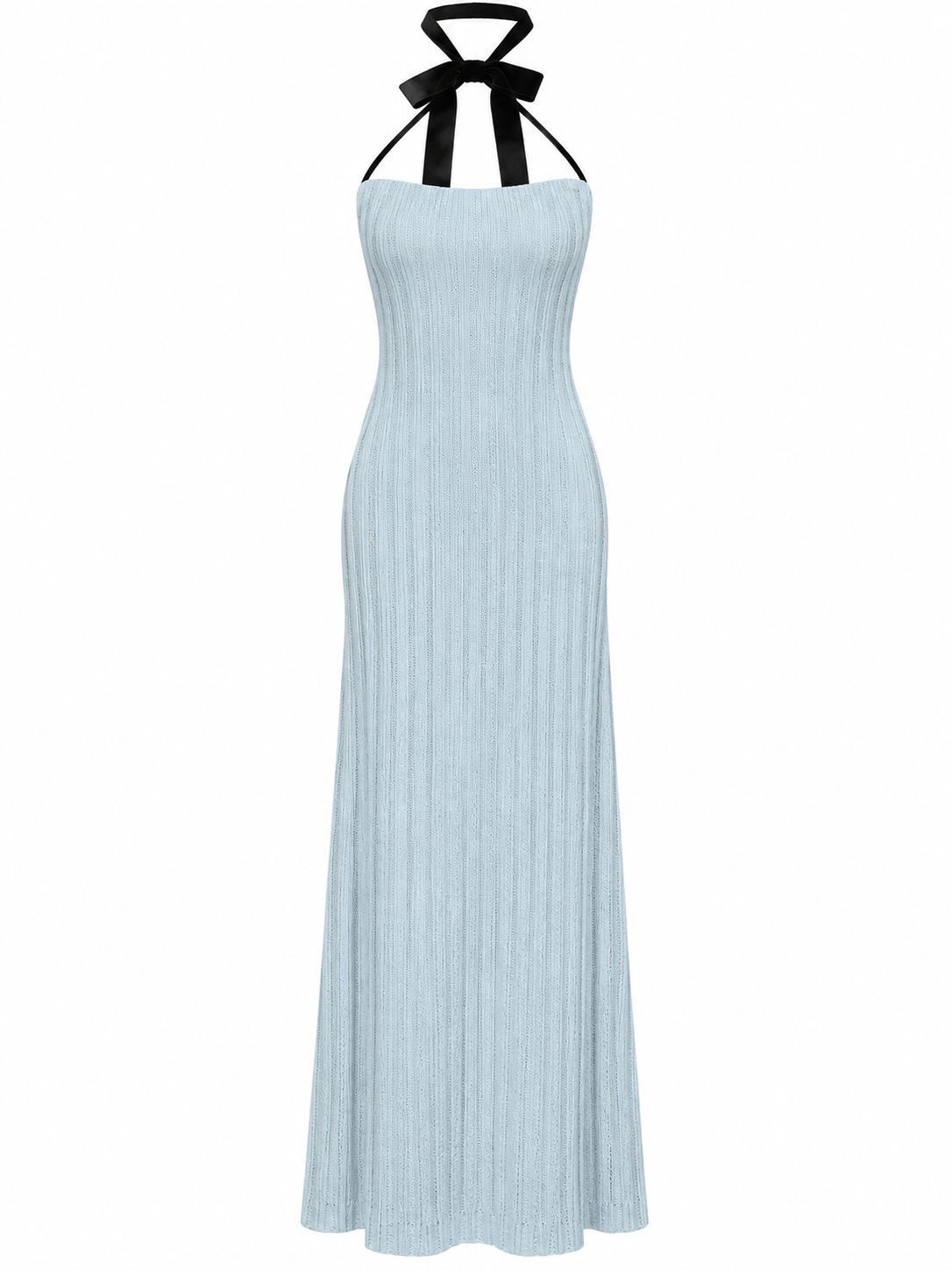 Rosalie Bow Halter Evening Gown