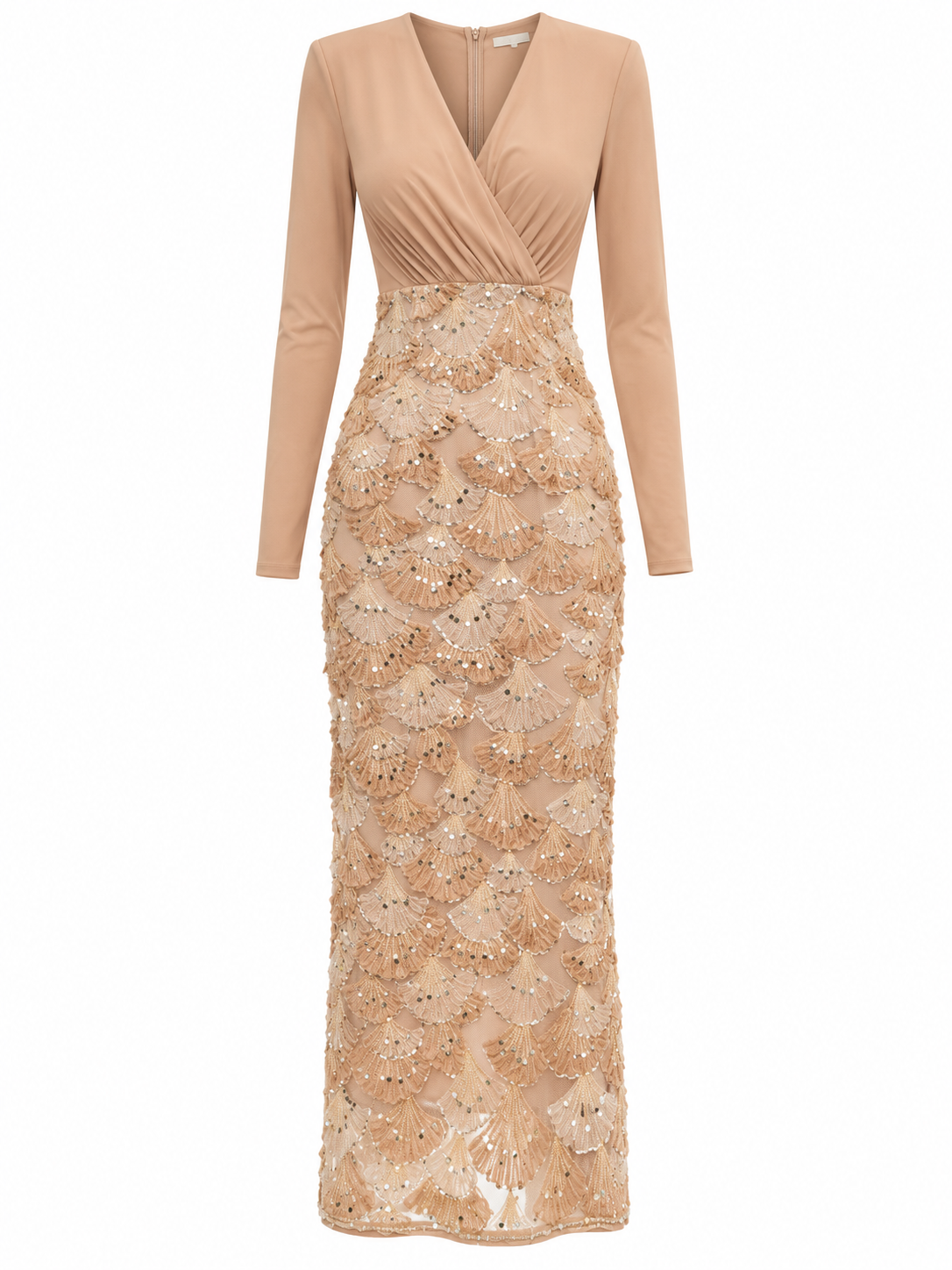 Celestine Knit Panel Maxi Dress