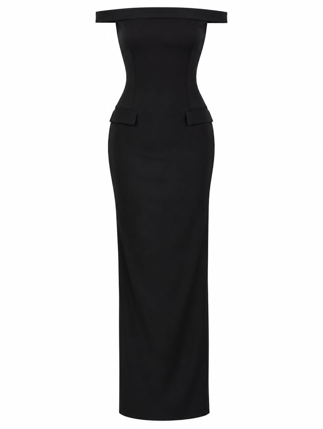 Pearl Élan Off-Shoulder Gown