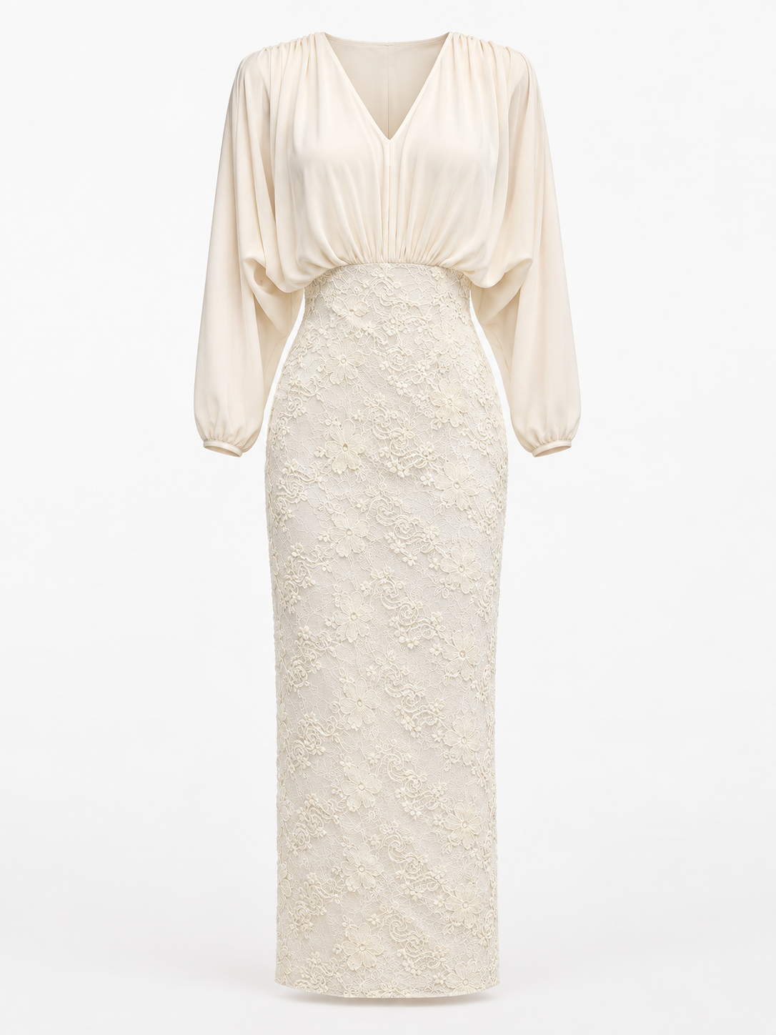 Misty Garden Lace Knit Dress