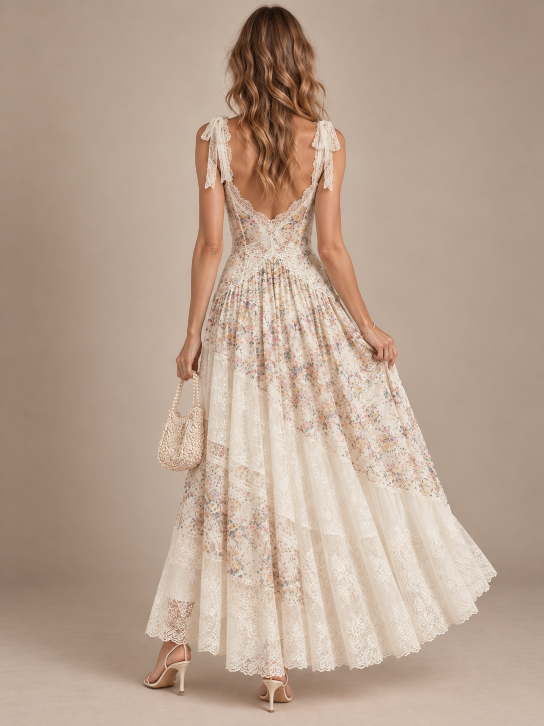 Florence Garden Lace Maxi Dress