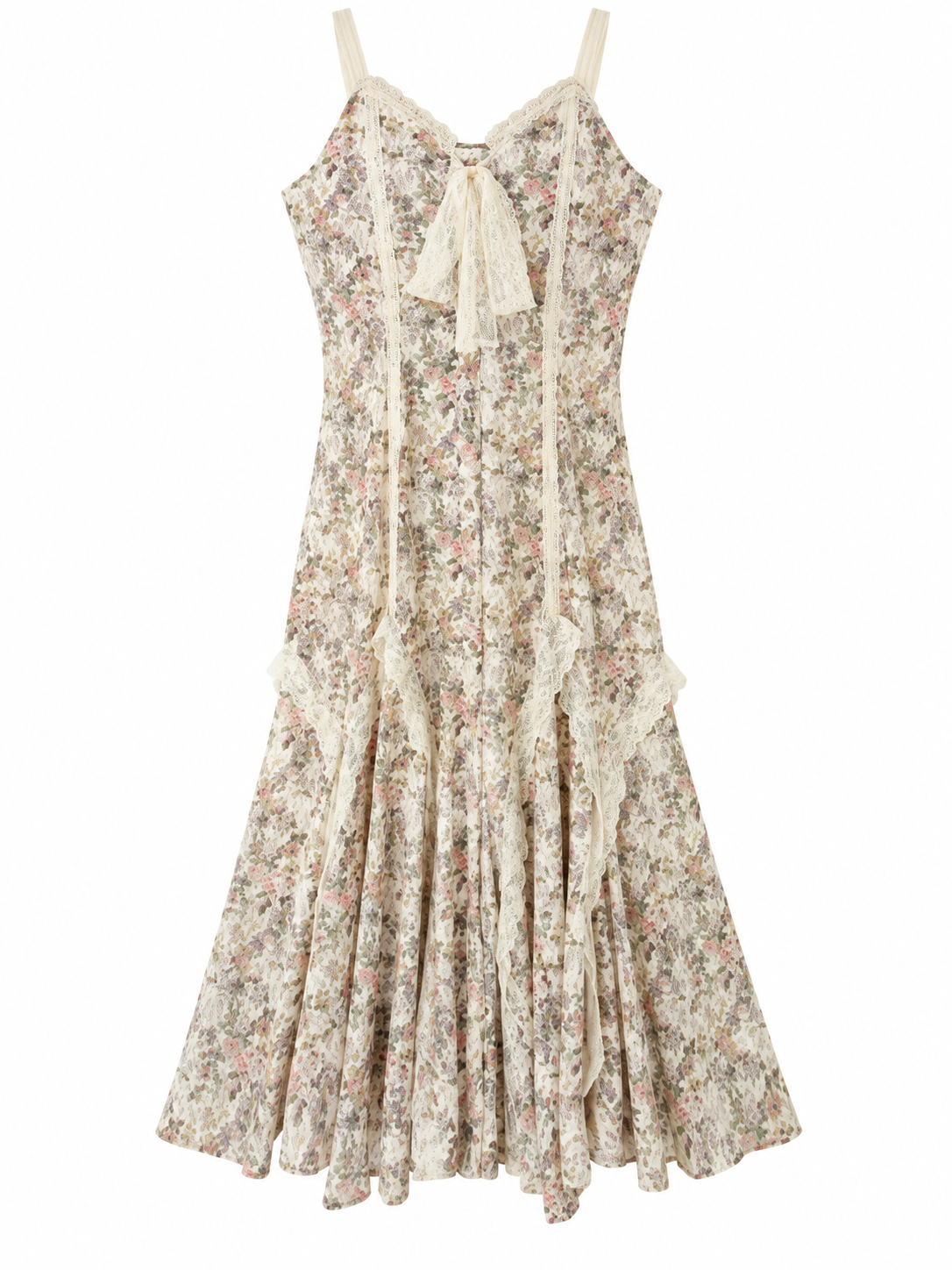 Sahara Floral Mesh Lace Dress