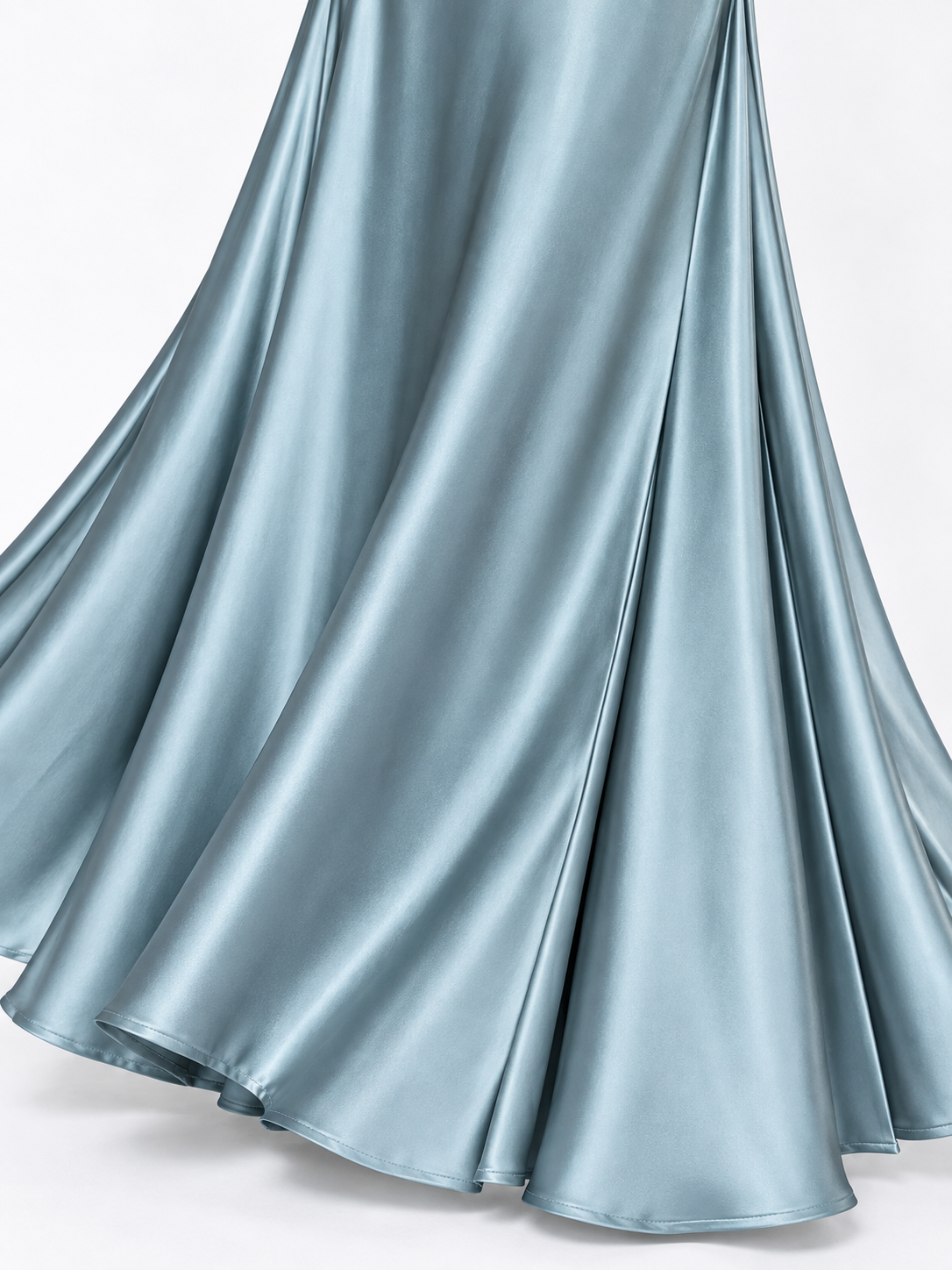 Seraphina Beaded Satin Mermaid Gown
