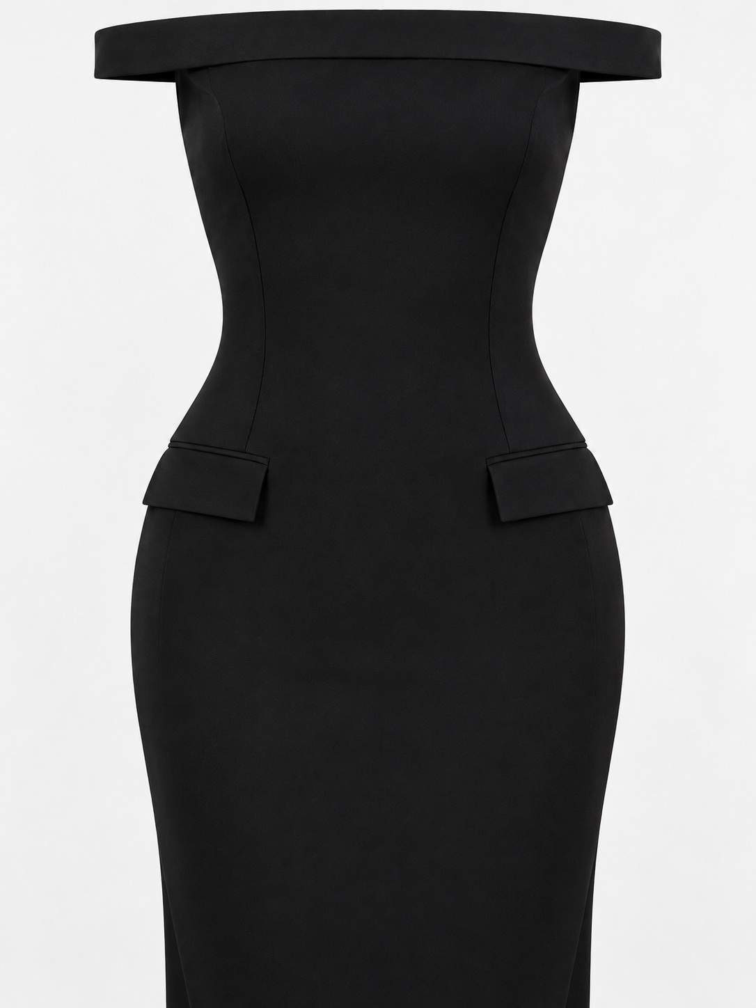 Pearl Élan Off-Shoulder Gown