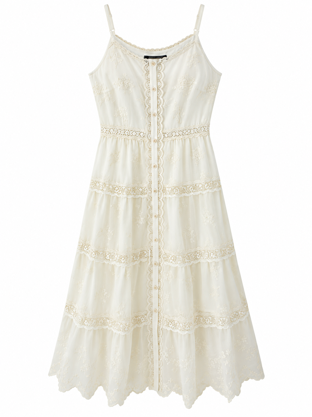Celeste Tencel Lace Slip Dress