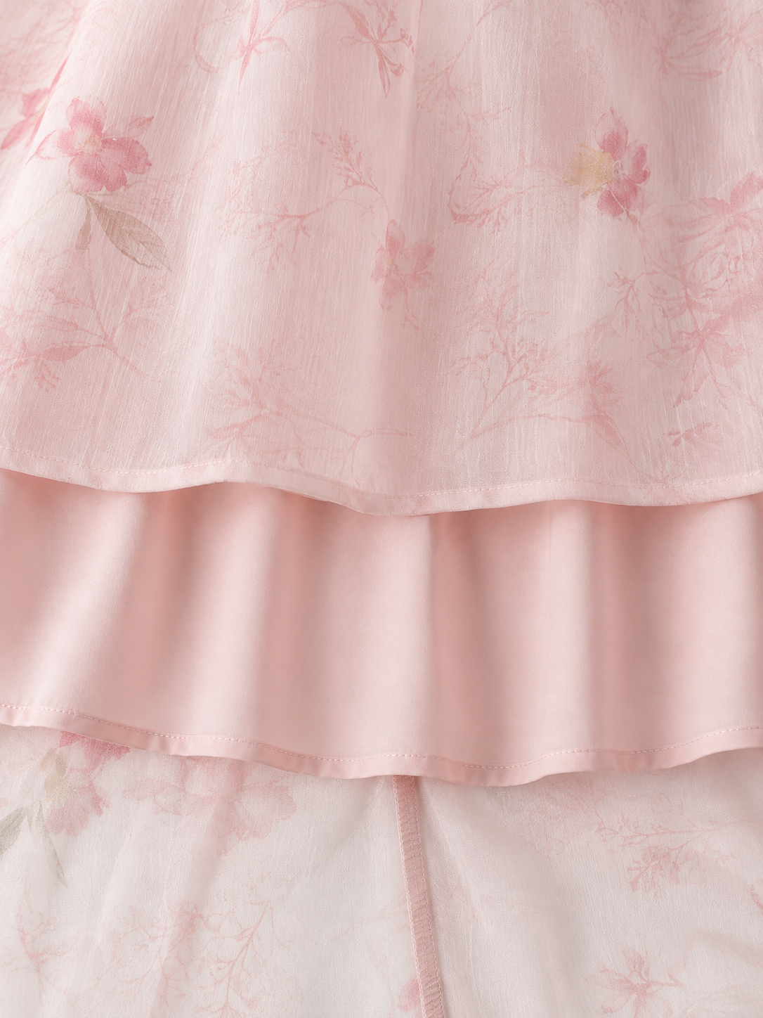 Miette Pink Ruffle Print Dress