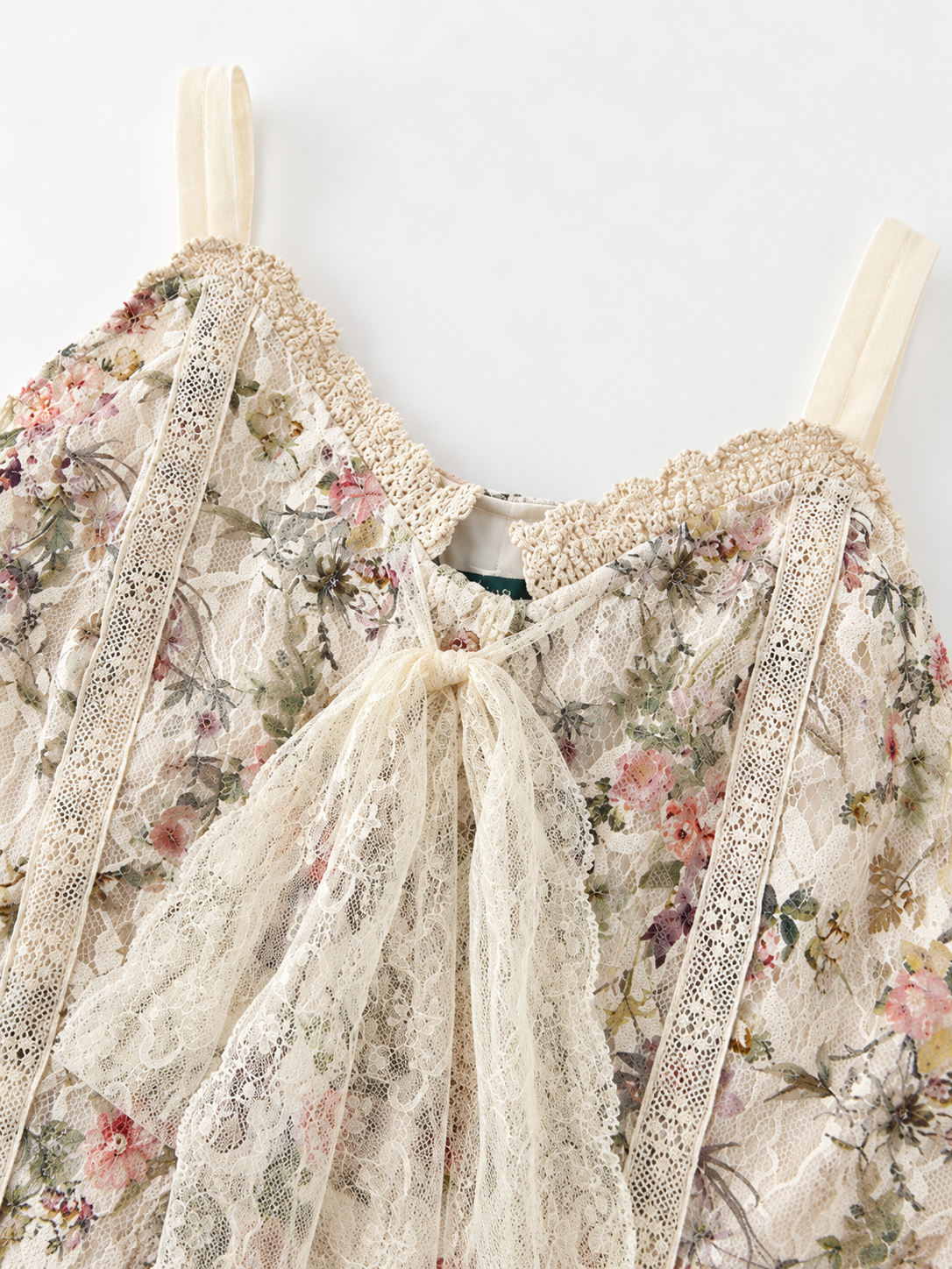 Sahara Floral Mesh Lace Dress