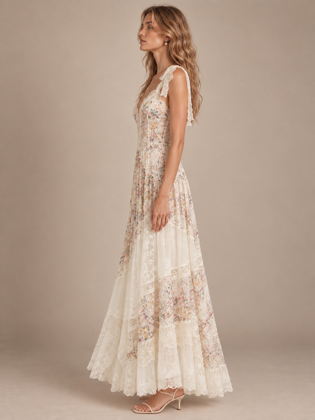 Florence Garden Lace Maxi Dress