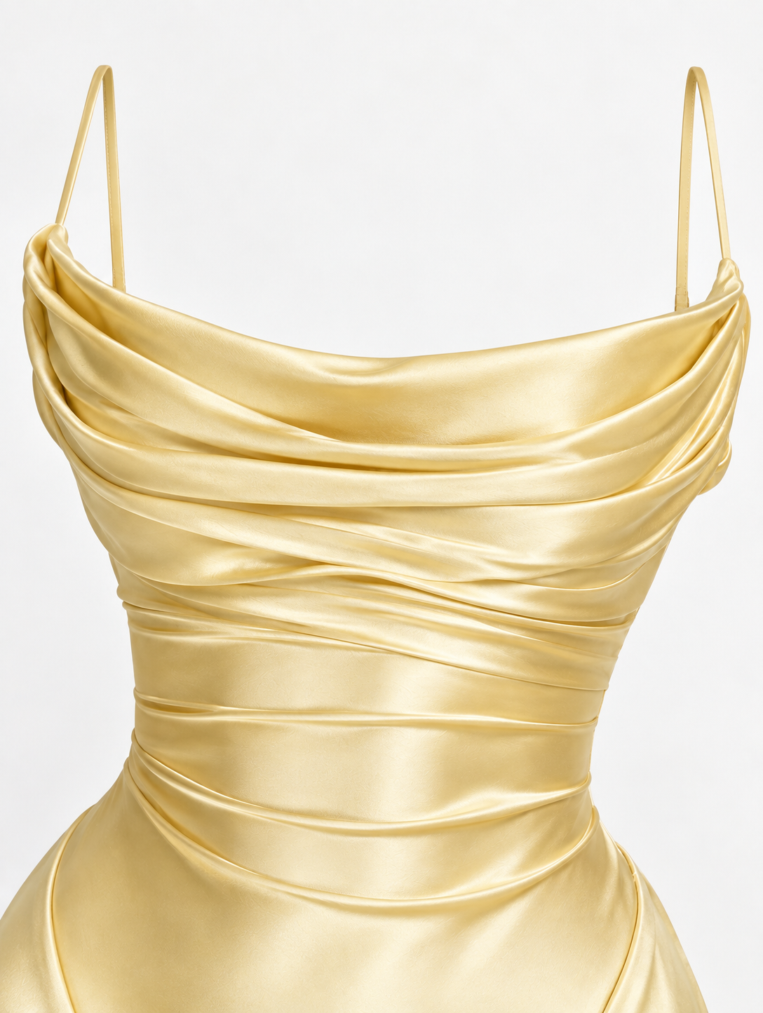 Estelle Satin Backless Maxi Dress
