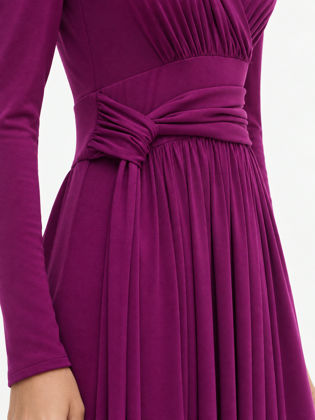 Violet Nocturne Knit Maxi Dress