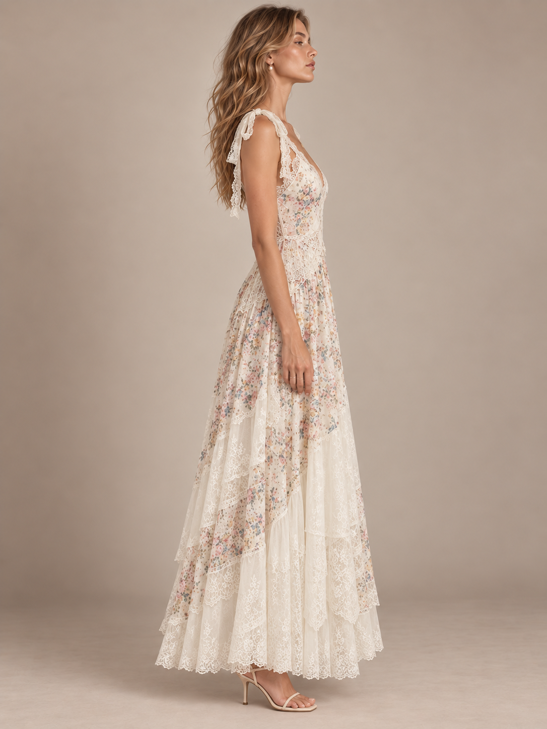 Florence Garden Lace Maxi Dress